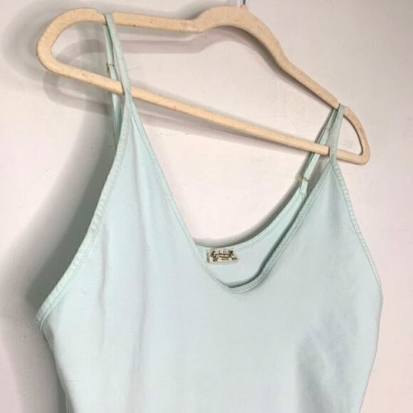 NWT - INTIMATELY FREE PEOPLE Baby Blue Thong Seamless Bodysuit Size: XS - Picture 3 of 9